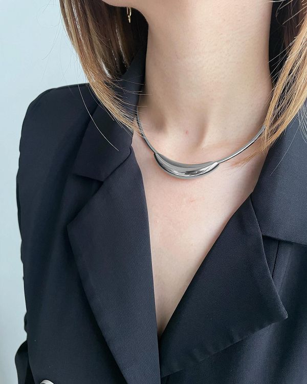 Κολίε Chunky Choker Από Ατσάλι MI13480